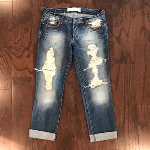 Abercrombie & Fitch Cropped Denim